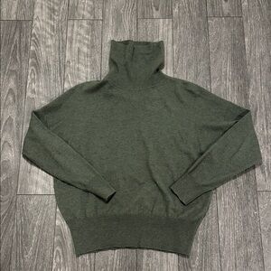 Madewell Women’s Green Turtleneck Sweater